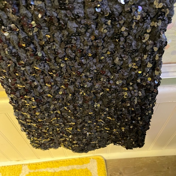 VINTAGE 80S SEQUIN MINI DRESS - Picture 8 of 9